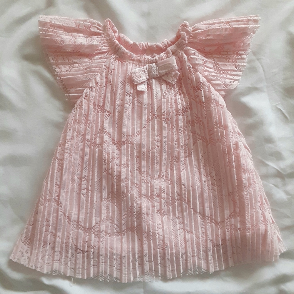 Carter's Pink Laser Cut Dress